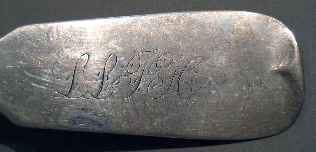 1998.0004.813 Silver Spoon engraving