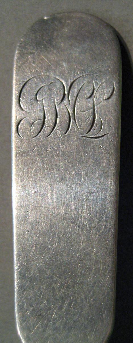 1998.0004.814 Silver Spoon engraving