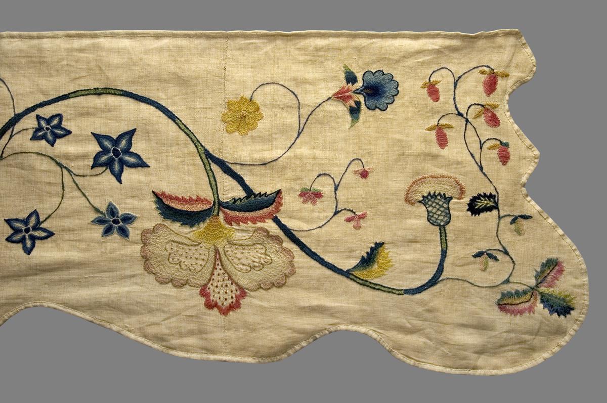 1952.0357.006 Bed Hanging, Valance, Edge Detail