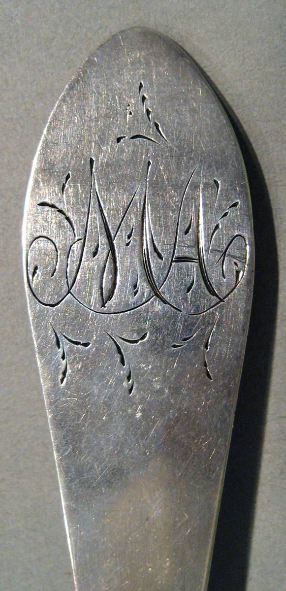 1998.0004.816 Silver Spoon engraving
