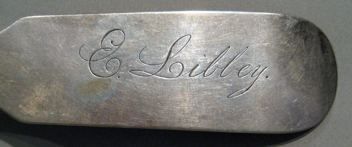 1998.0004.817 Silver Spoon engraving