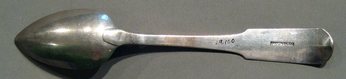 1998.0004.821 Silver Spoon underside