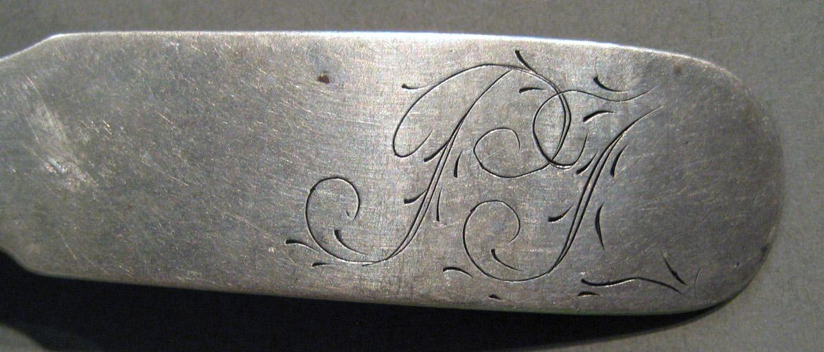 1998.0004.822 Silver Spoon engraving