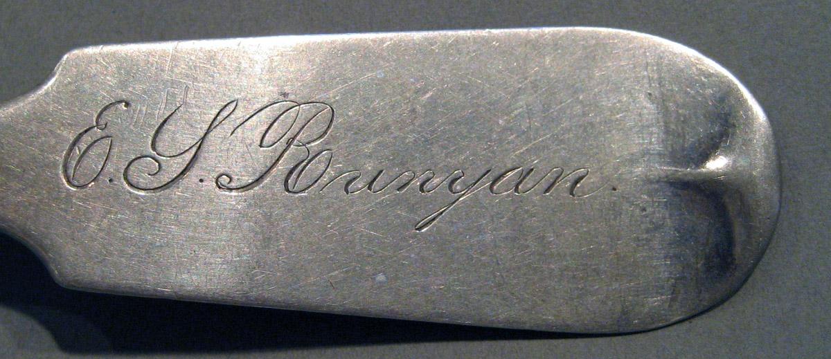1998.0004.824 Silver Spoon engraving
