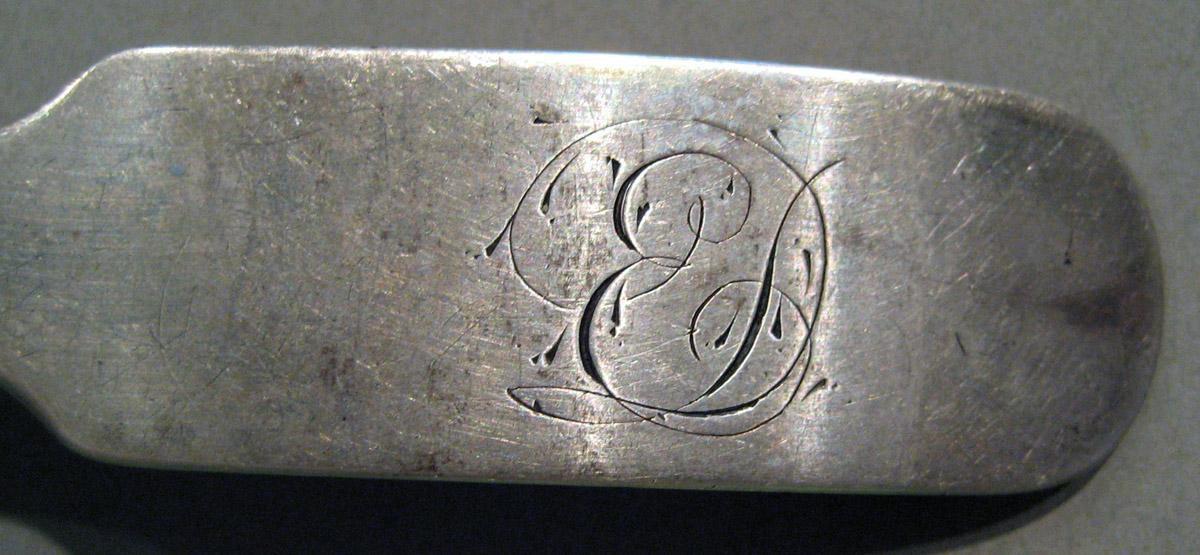1998.0004.826 Silver Spoon engraving