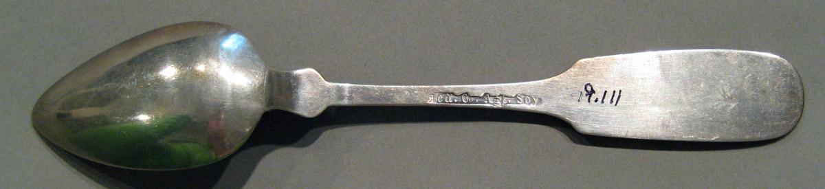 1998.0004.831 Silver Spoon underside