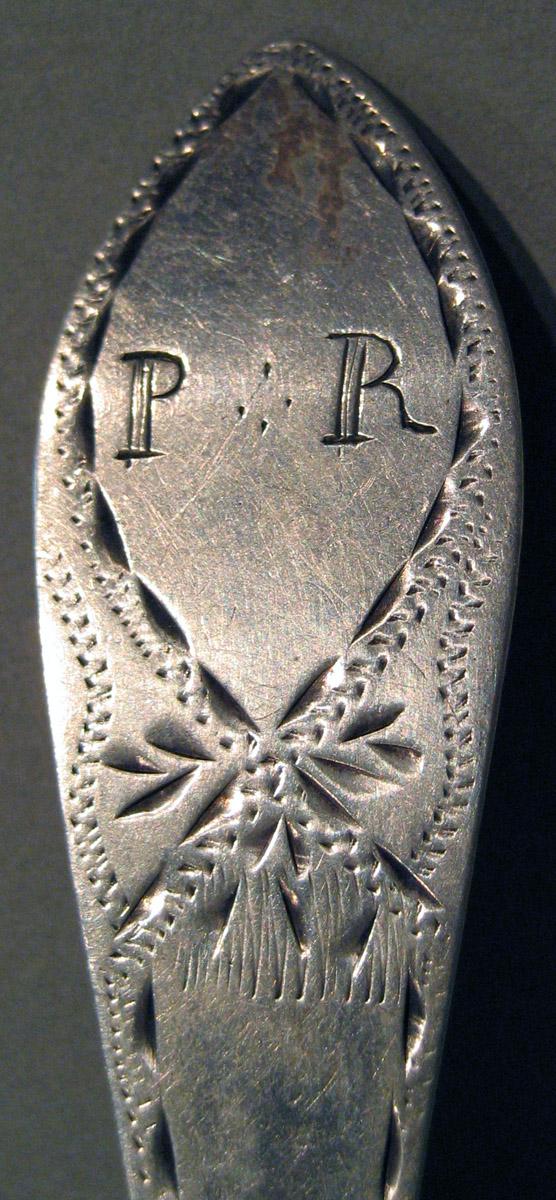 1998.0004.832 Silver Spoon engraving