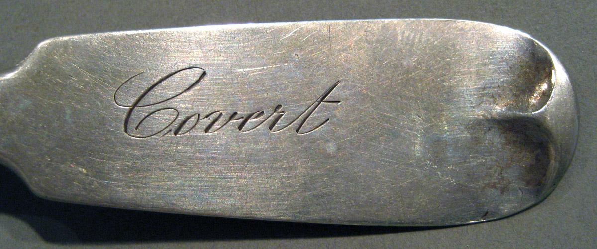 1998.0004.833 Silver Spoon engraving