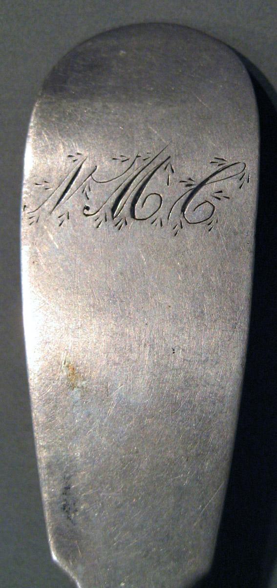 1998.0004.834.002 Silver Spoon engraving