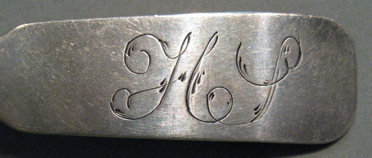 1998.0004.835.002 Silver Spoon engraving