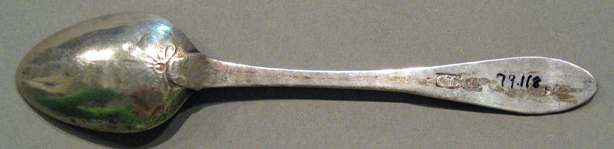 1998.0004.837 Silver Spoon underside