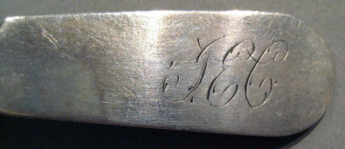 1998.0004.841.001 Silver Spoon engraving