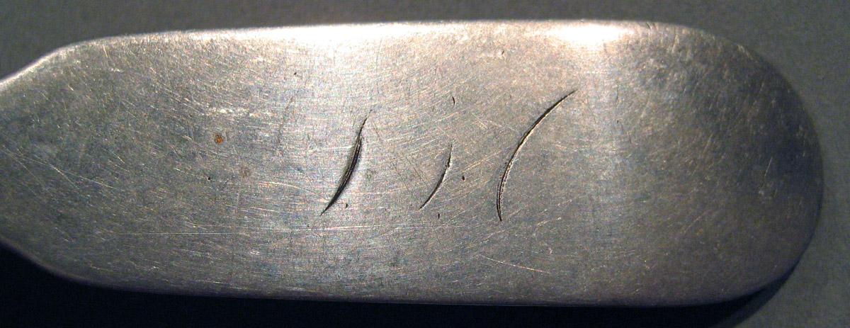 1998.0004.843 Silver Spoon engraving