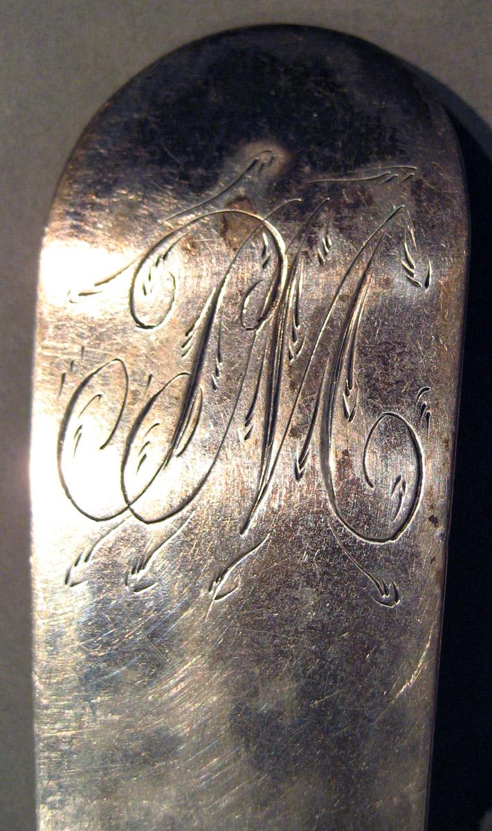 1998.0004.847 Silver Spoon engraving