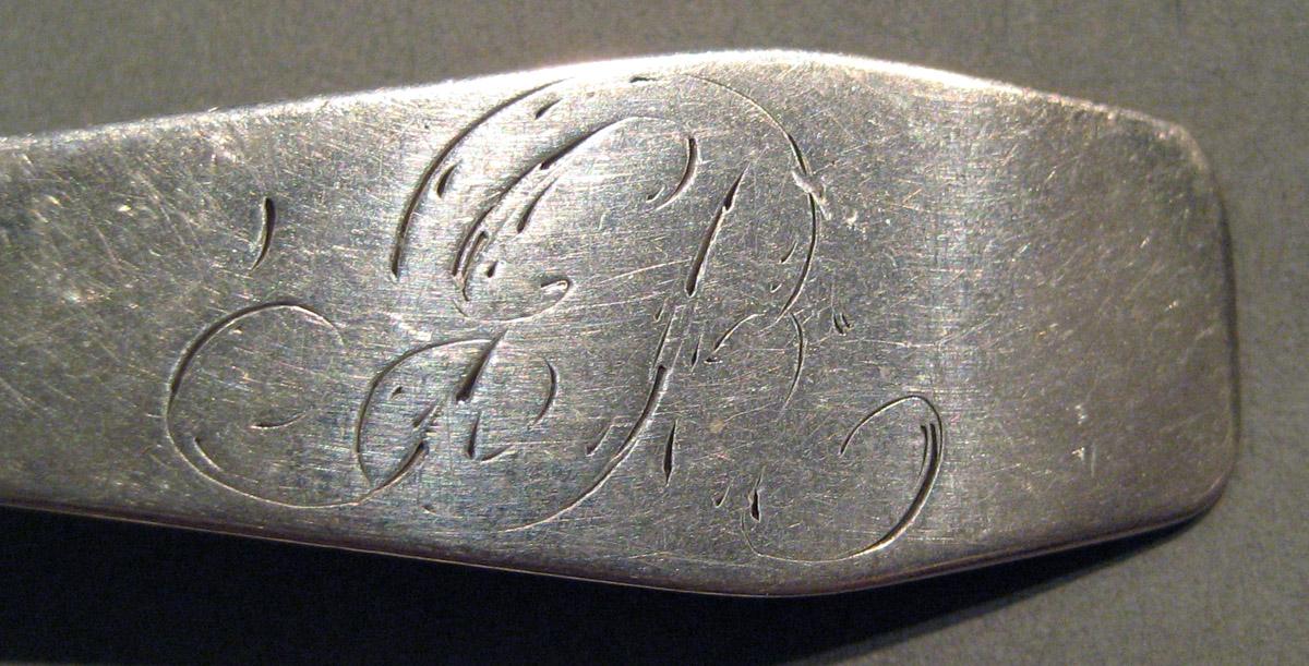 1998.0004.854 Silver Spoon engraving