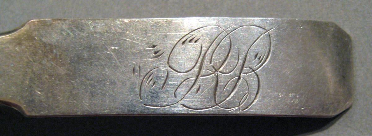 1998.0004.855.001 Silver Spoon engraving
