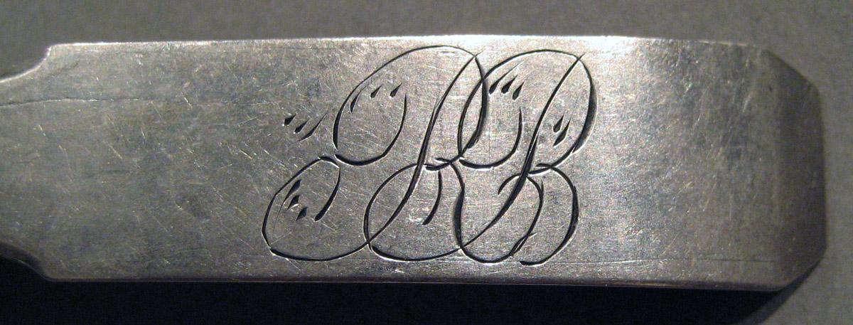 1998.0004.855.002 Silver Spoon engraving