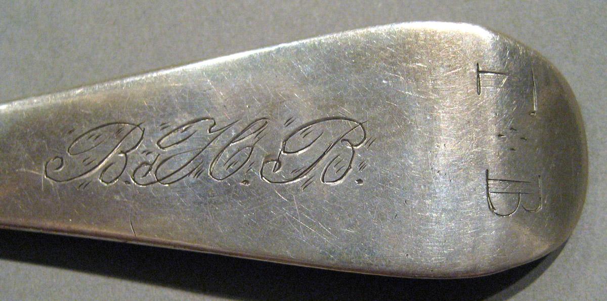 1998.0004.868 Silver Spoon engraving