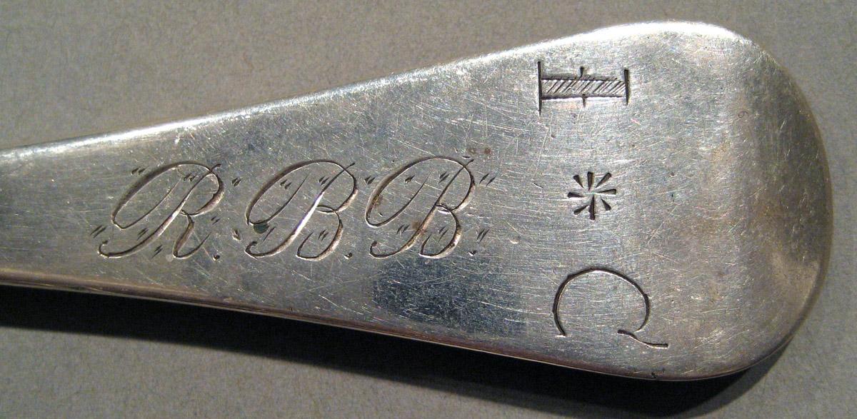 1998.0004.869 Silver Spoon engraving