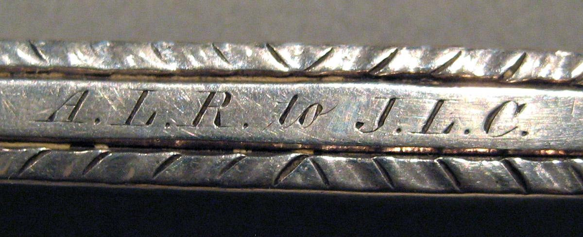 1998.0004.871 Silver Spoon engraving