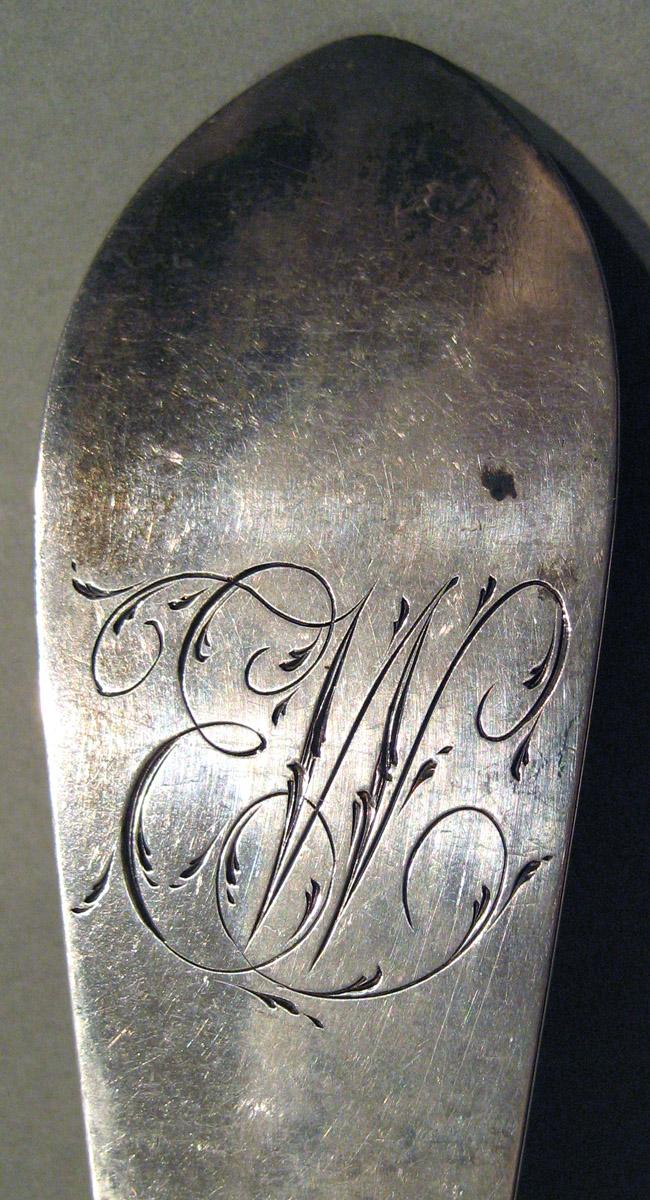 1998.0004.873 Silver Spoon engraving