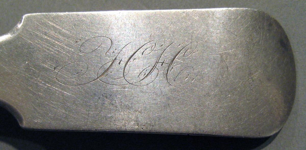 1998.0004.878 Silver Spoon engraving