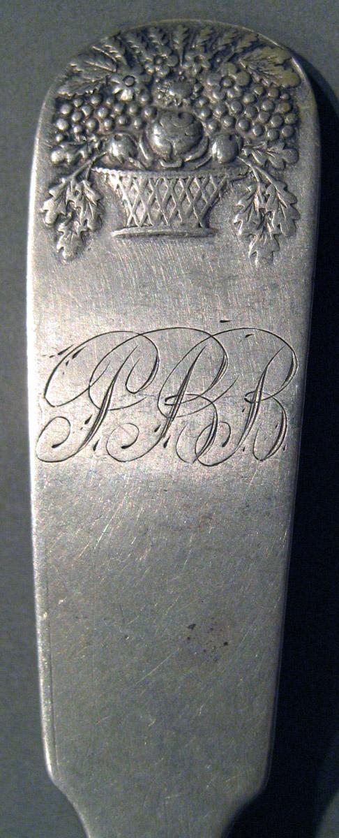 1998.0004.884 Silver Spoon engraving