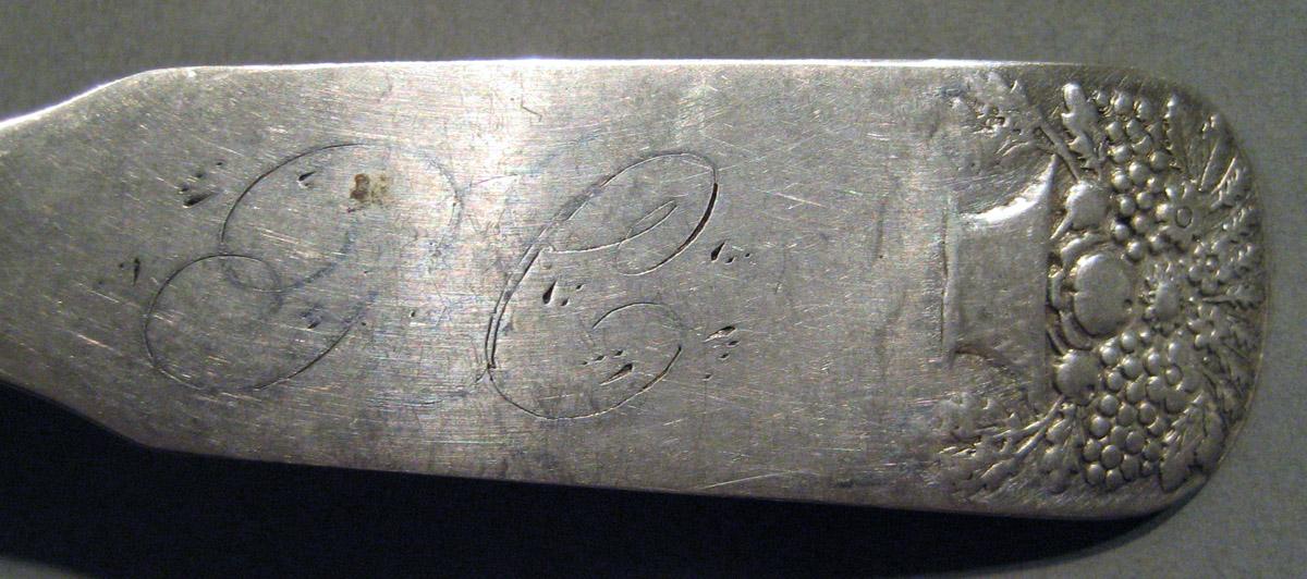 1998.0004.885 Silver Spoon engraving