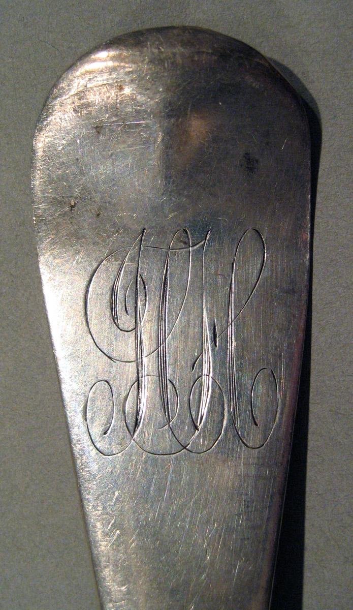 1998.0004.886.001 Silver Spoon engraving