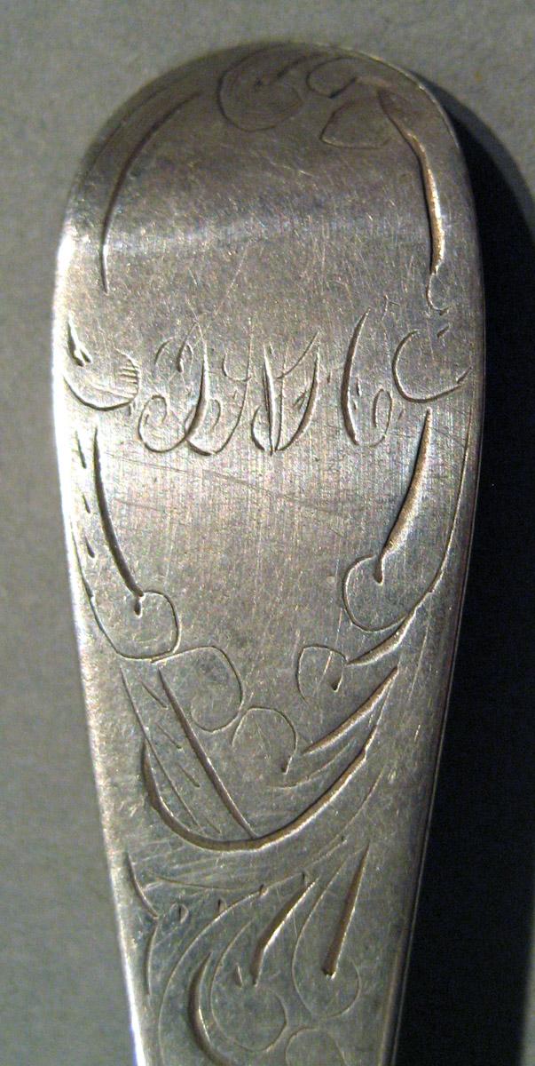 1998.0004.888 Silver Spoon engraving
