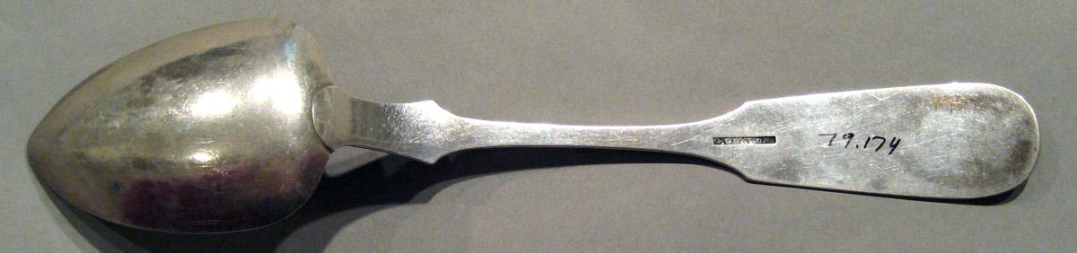 1998.0004.889 Silver Spoon underside