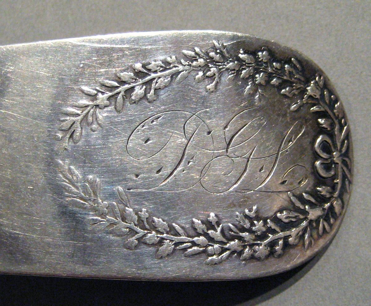 1998.0004.889 Silver Spoon engraving