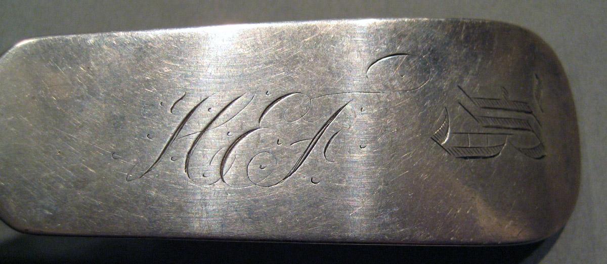 1998.0004.890 Silver Spoon engraving