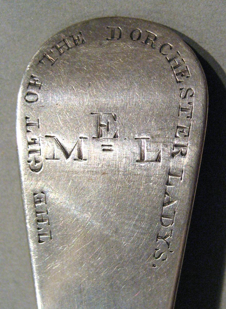 1998.0004.892.002 Silver Spoon engraving upper surface