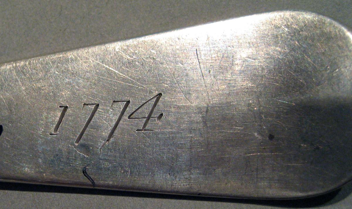 1998.0004.892.002 Silver Spoon engraving underside