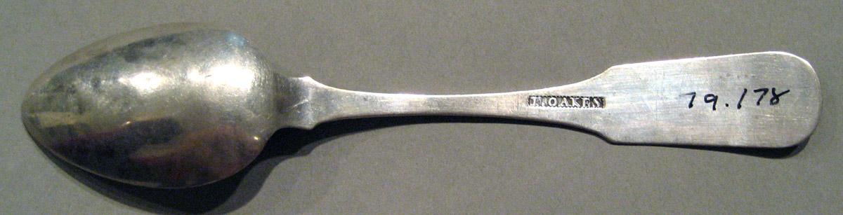 1998.0004.893 Silver Spoon underside