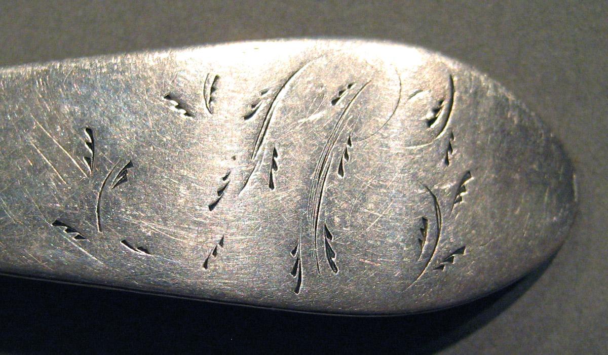 1998.0004.895 Silver Spoon engraving