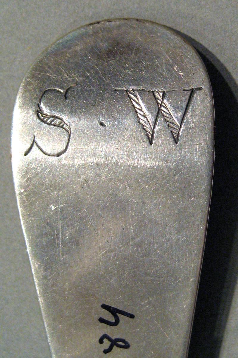 1998.0004.898 Silver Spoon engraving