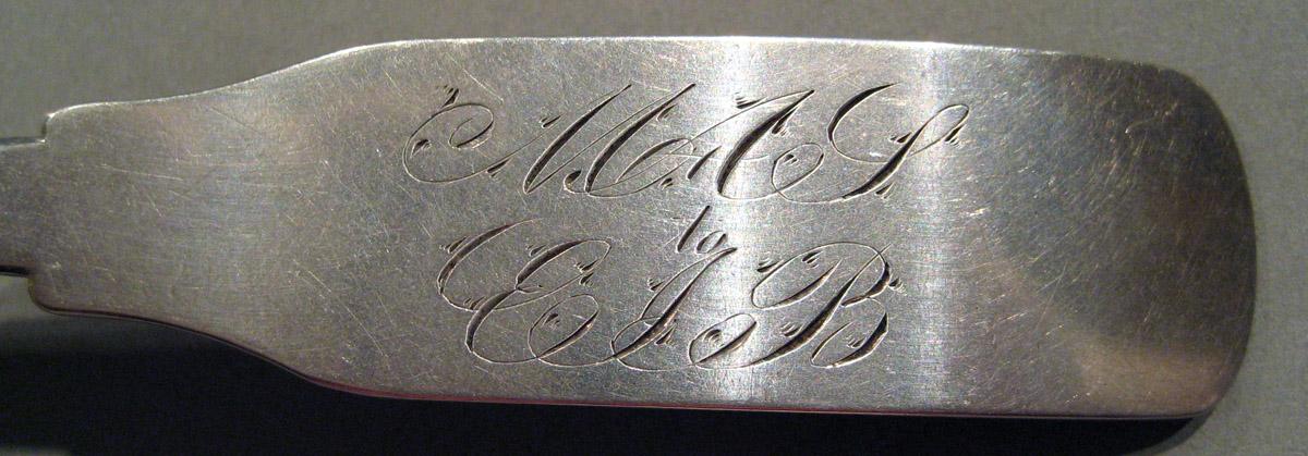 1998.0004.900 Silver Spoon engraving