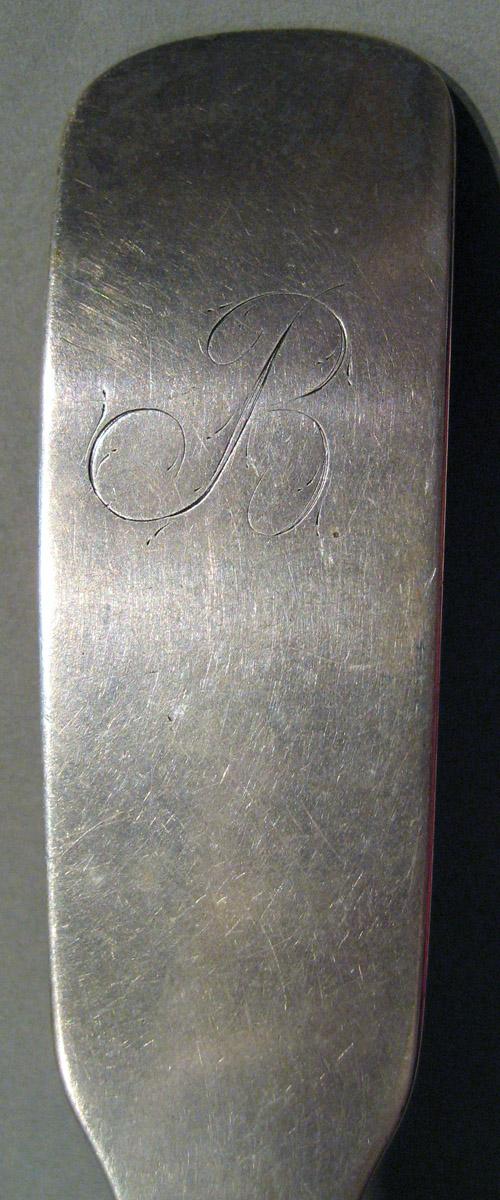1998.0004.904 Silver Spoon engraving