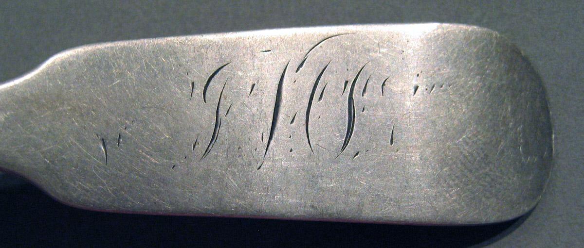1998.0004.907 Silver Spoon engraving