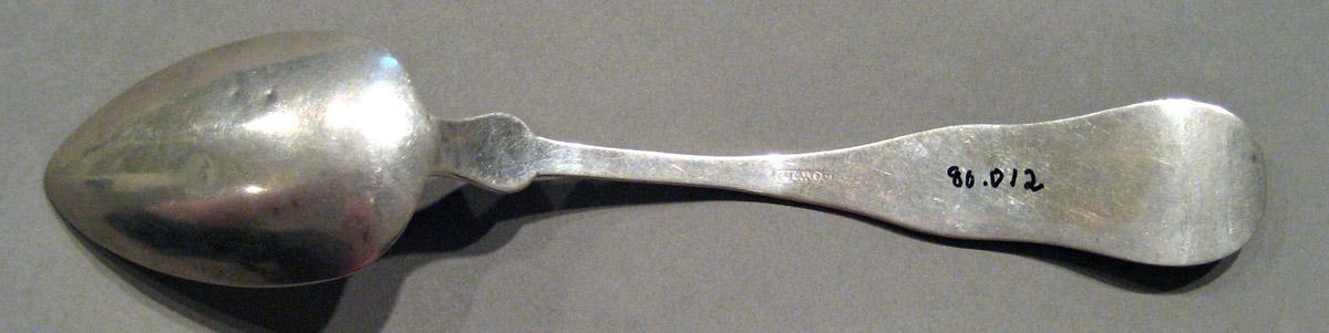 1998.0004.910 Silver Spoon underside