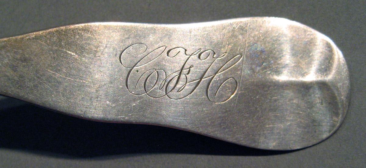 1998.0004.910 Silver Spoon engraving