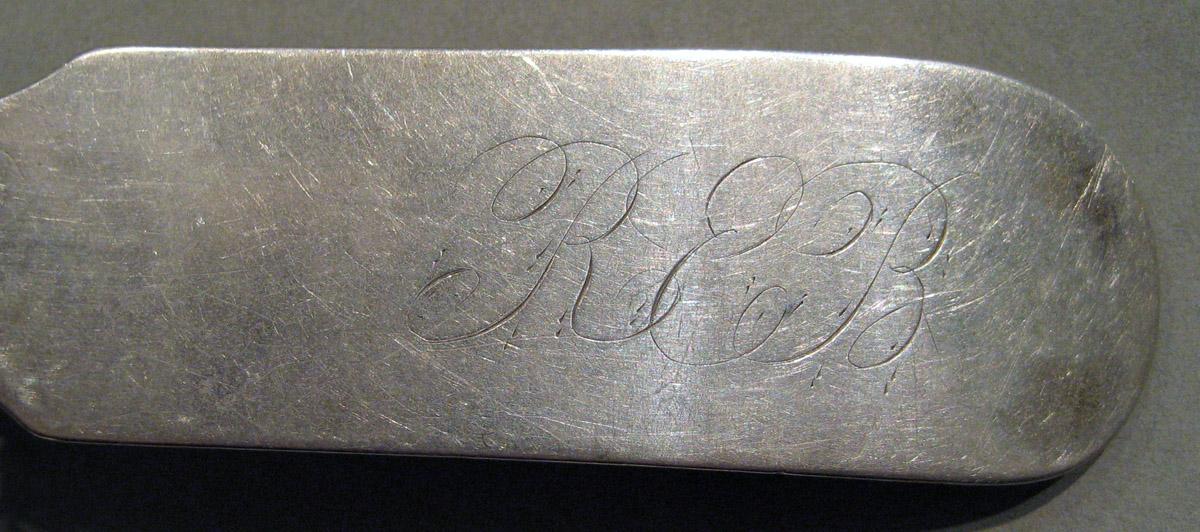 1998.0004.912.002 Silver Spoon engraving