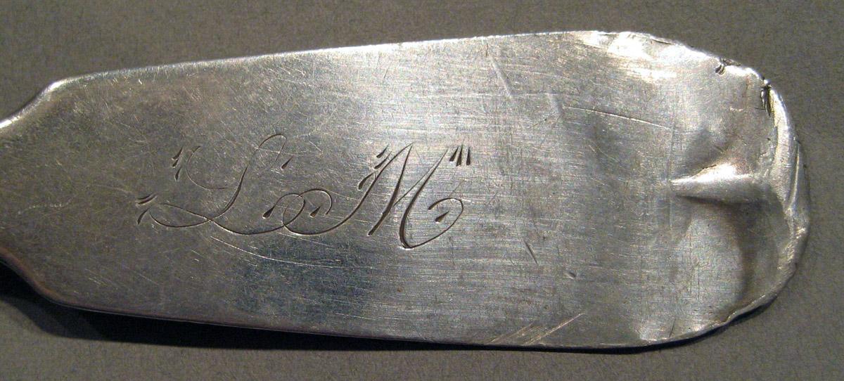 1998.0004.915 Silver Spoon engraving