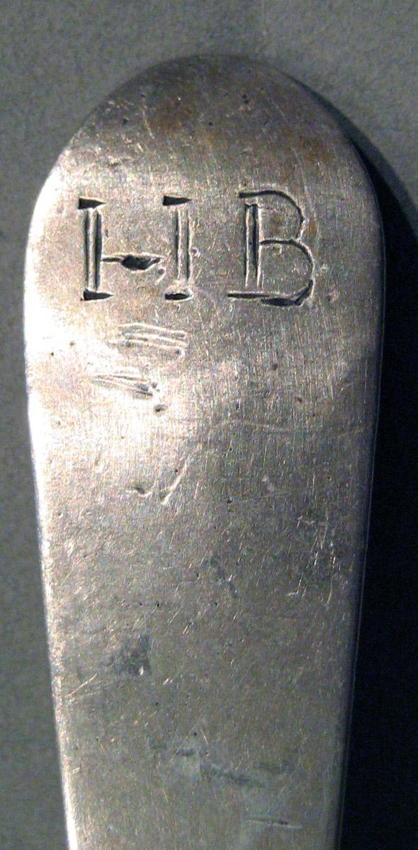 1998.0004.918 Silver Spoon engraving
