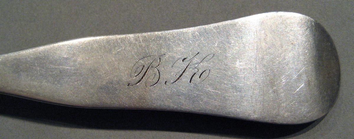 1998.0004.923 Silver Spoon engraving