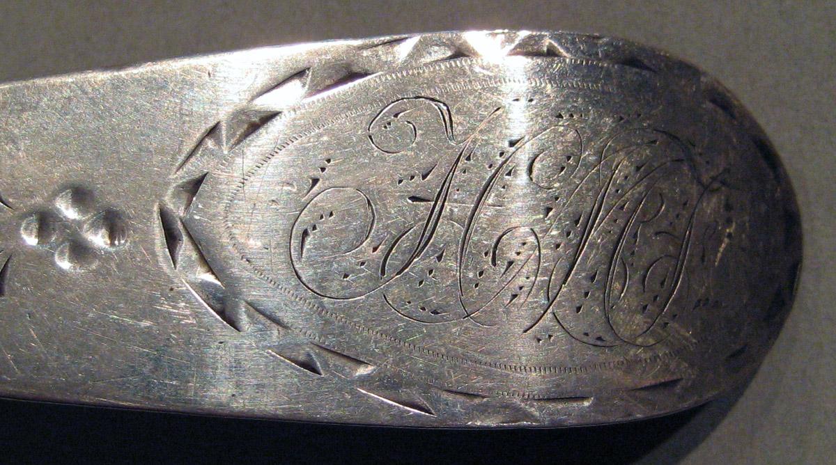 1998.0004.925.001 Silver Spoon engraving
