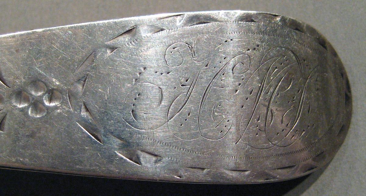 1998.0004.925.002 Silver Spoon engraving