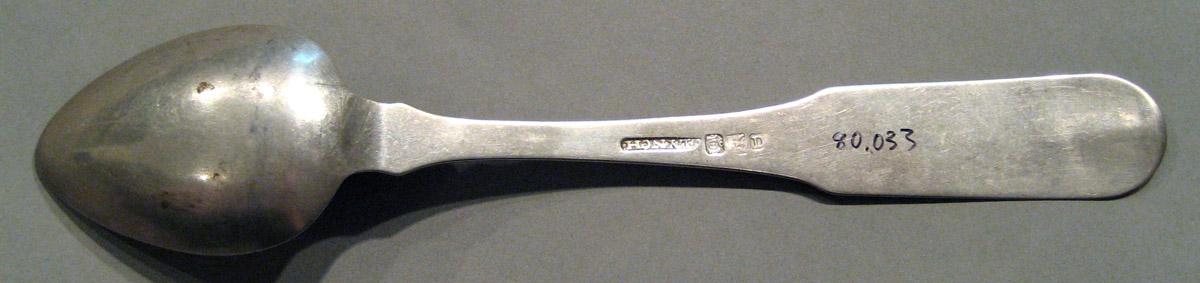 1998.0004.929 Silver Spoon underside